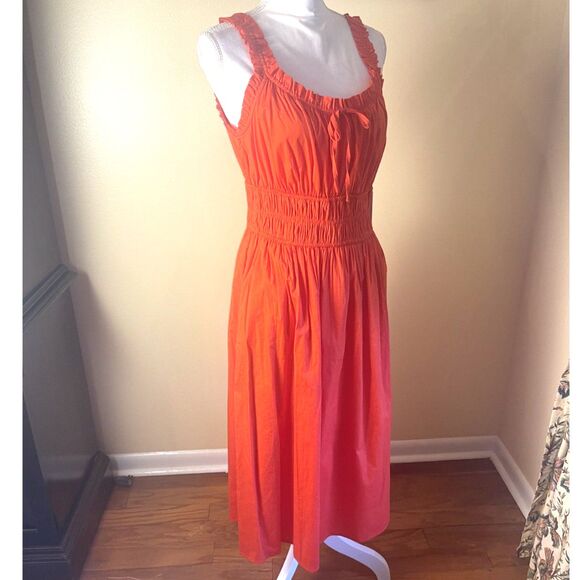 LC Lauren Conrad Dresses & Skirts - NWT Lauren Conrad Womens Smocked Maxi Sundress Sz S Ruffles Feminine Coquette